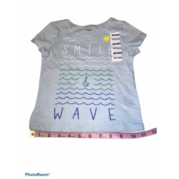 Lot Of 2 Old Navy Girl's Size 2T Shirts Tank Top And T-Shirt Blue New - Picture 7 of 12